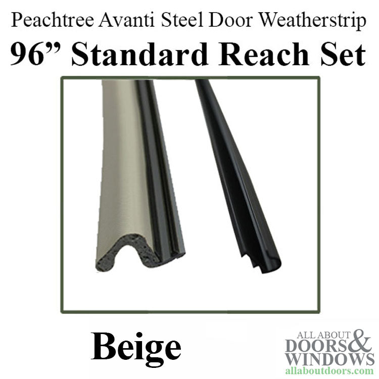 Peachtree Avanti Q-Lon Weatherstrip Complete Single Steel Door Kit - 96