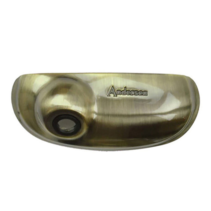 Andersen Enhanced Casement Window - Operator Cover - Estate Style - Antique Brass - 1995 -1998. - Andersen Enhanced Casement Window - Operator Cover - Estate Style - Antique Brass - 1995 -1998.