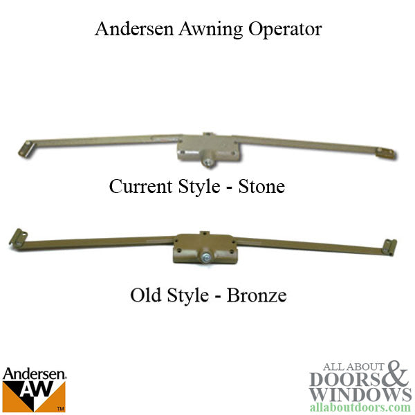 Andersen Awning Operator, A4-7082, Long  Arm - Stone - Andersen Awning Operator, A4-7082, Long  Arm - Stone