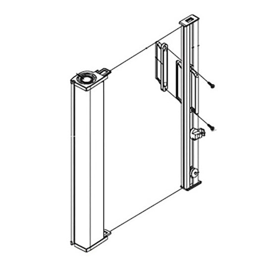Retainer w/Screws - Retractable Insect Screen for Andersen FGD made Aug. 03 to May 07- Forest Green