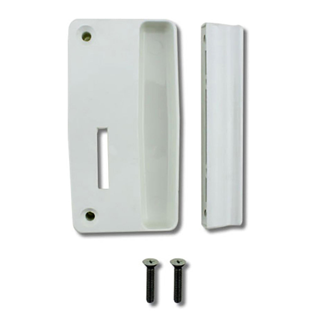 Andersen - PSI Gliding Door - 3 Panel Patio Screen Door Interior & Exterior Handle Set - White - Andersen - PSI Gliding Door - 3 Panel Patio Screen Door Interior & Exterior Handle Set - White