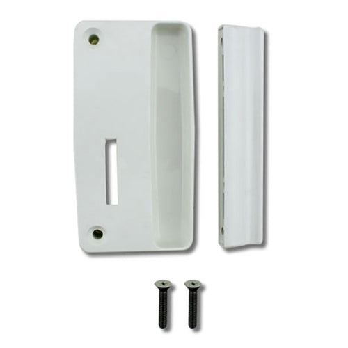 Andersen - PSI Gliding Door - 3 Panel Patio Screen Door Interior & Exterior Handle Set - White - Andersen - PSI Gliding Door - 3 Panel Patio Screen Door Interior & Exterior Handle Set - White
