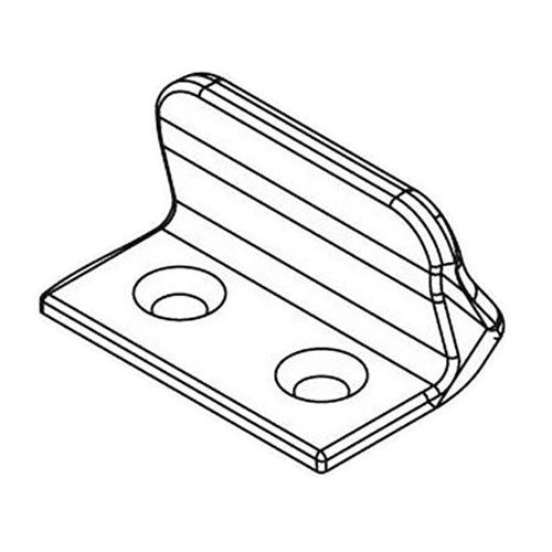 Andersen Exterior Sill Stormwatch Bracket w/ Screws - Sandtone - Andersen Exterior Sill Stormwatch Bracket w/ Screws - Sandtone