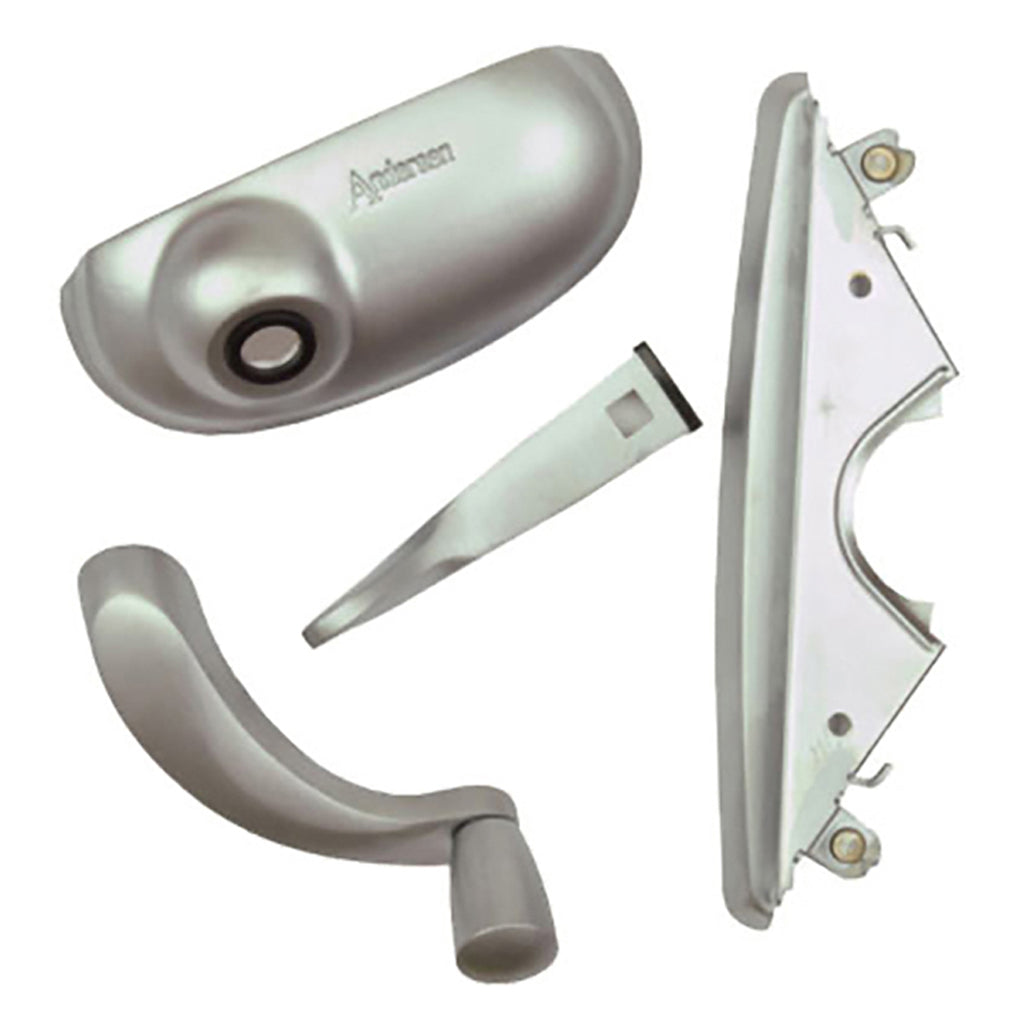 Andersen Window Hardware Pack, EZ Casement, Estate Style - Satin Nickel - Andersen Window Hardware Pack, EZ Casement, Estate Style - Satin Nickel