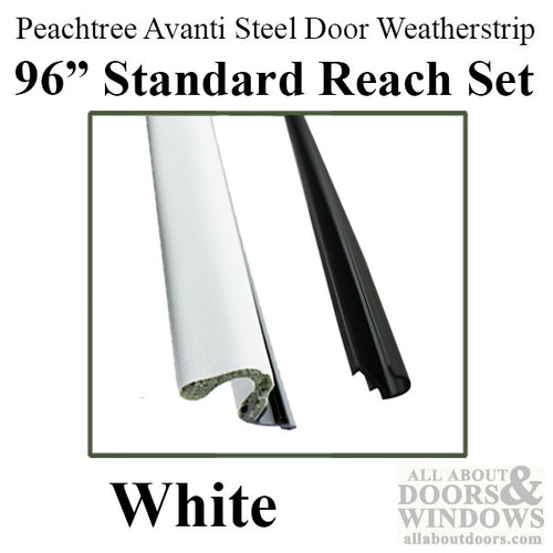 Peachtree Avanti Q-Lon Weatherstrip Complete Single Steel Door Kit - 96