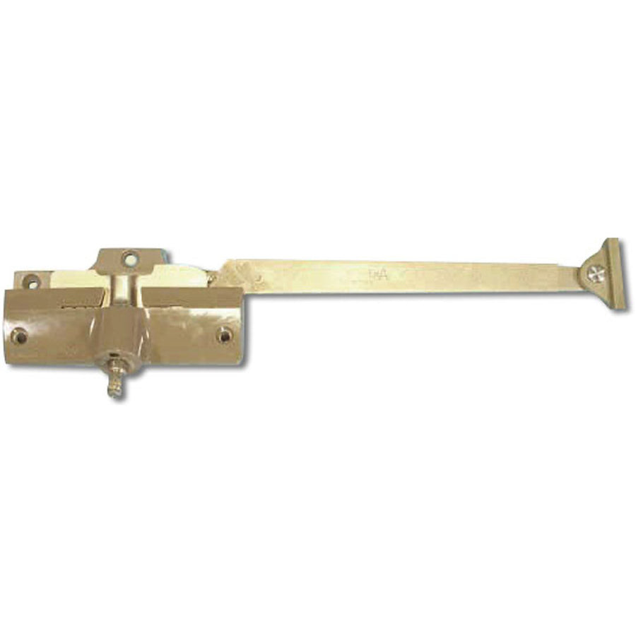 Andersen Window Straight Arm Operator Right Hand with 8-3/8 Inch Arm Length in Stone Color For Windows From 1974-1995 - Andersen Window Straight Arm Operator Right Hand with 8-3/8 Inch Arm Length in Stone Color For Windows From 1974-1995