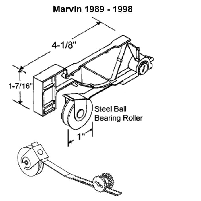 Marvin Screen Roller with Gear - Discontinued - Marvin Screen Roller with Gear - Discontinued
