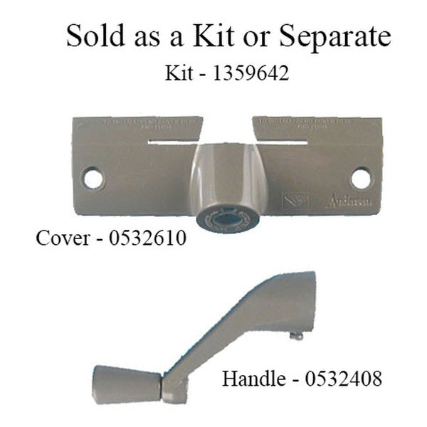 Andersen Window Operator For Casement Windows Cover and Handle Operator Stone - Andersen Window Operator For Casement Windows Cover and Handle Operator Stone
