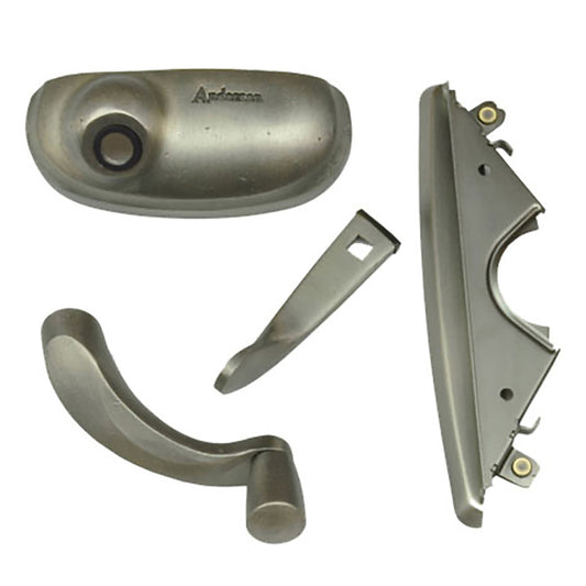 Andersen Window Hardware Pack, EZ Casement, Estate Style - Distressed Nickel