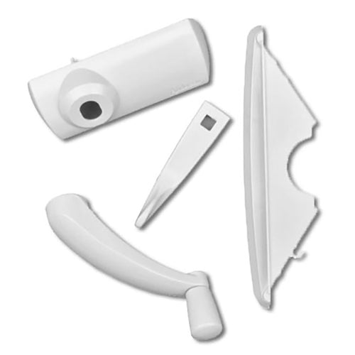 Andersen Window Handle Hardware Pack Classic E-Z Casement Window Crank Handle White 1361536 - Andersen Window Handle Hardware Pack Classic E-Z Casement Window Crank Handle White 1361536