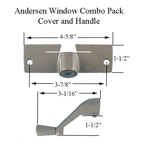 Andersen Window Operator For Casement Windows Cover and Handle Operator Stone - Andersen Window Operator For Casement Windows Cover and Handle Operator Stone