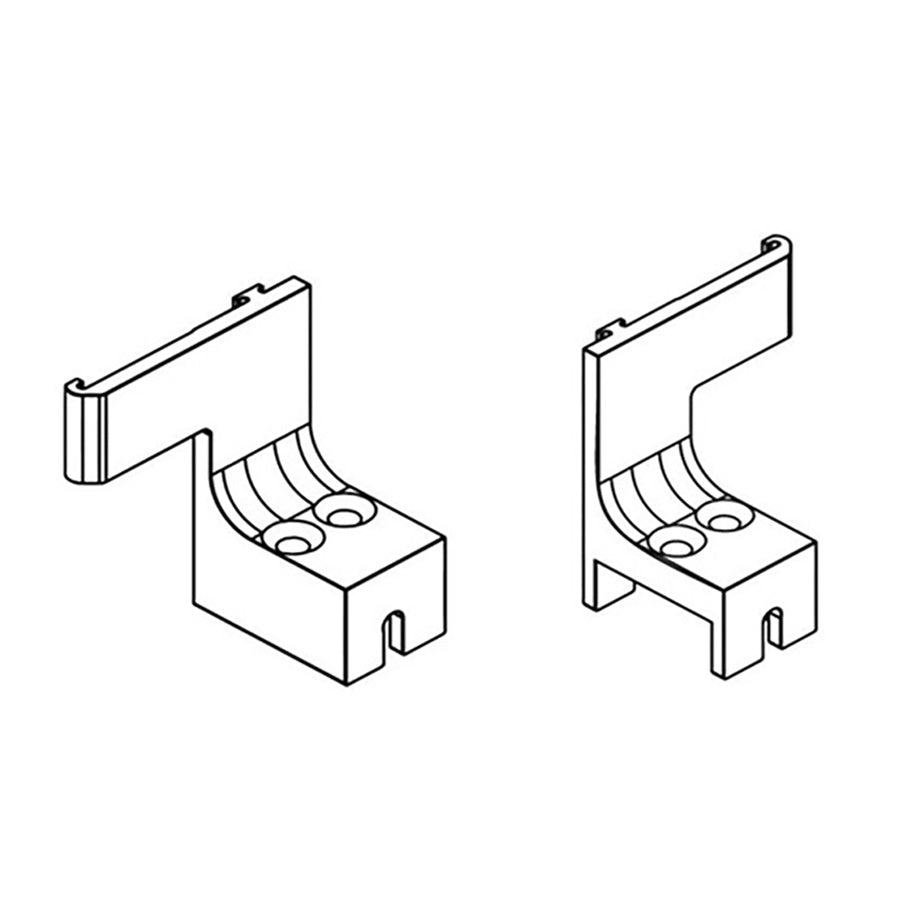 Cassette Retainer w/screws - Insect Screen Retractable - Left -for Andersen FGD - Forest Green - Cassette Retainer w/screws - Insect Screen Retractable - Left -for Andersen FGD - Forest Green