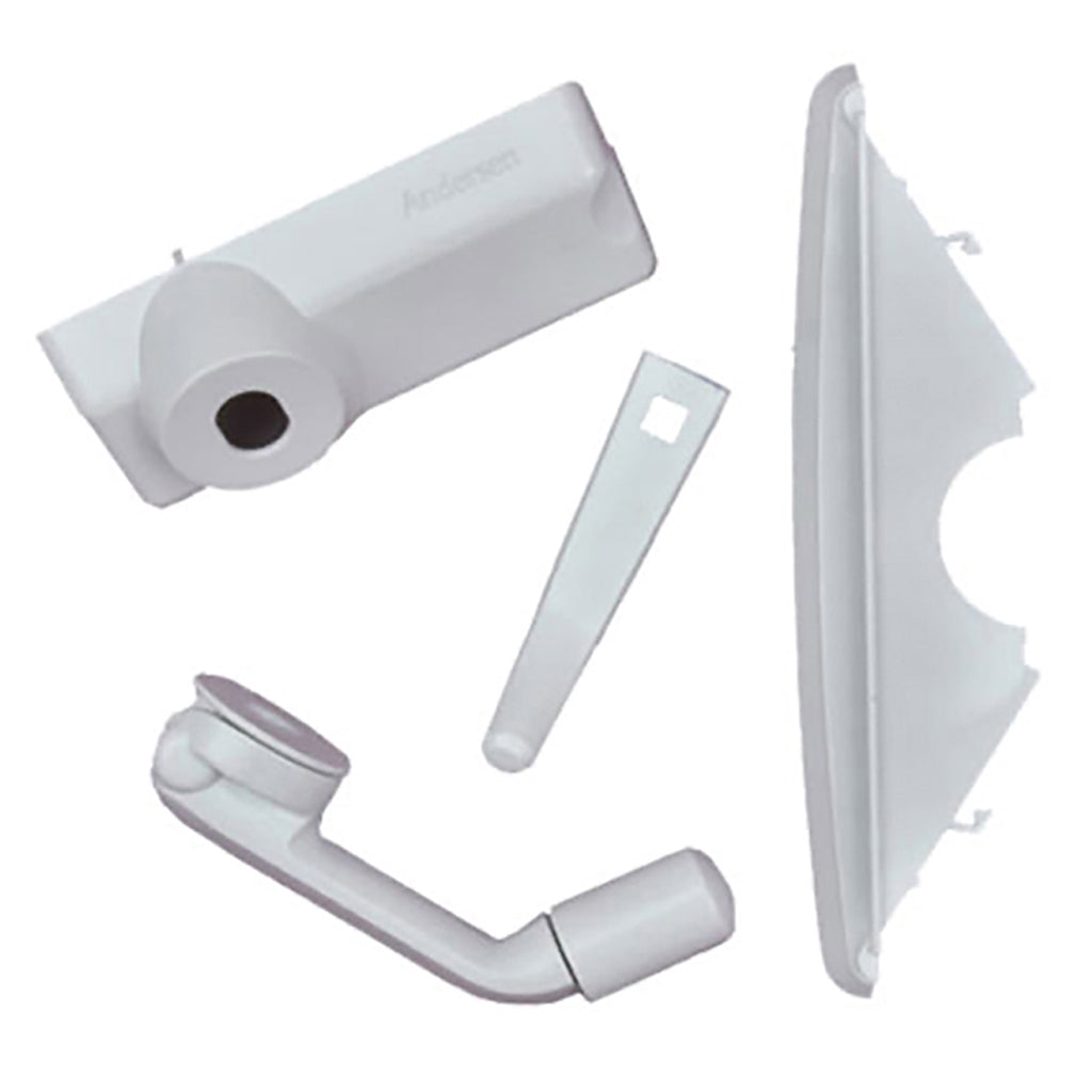 Andersen Casement Window 200 or 400 Series Hardware Pack Folding Handle Operator - Andersen Casement Window 200 or 400 Series Hardware Pack Folding Handle Operator