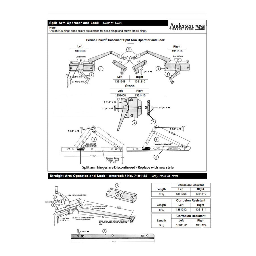 Andersen Keeper For Casement Window - Andersen Keeper For Casement Window
