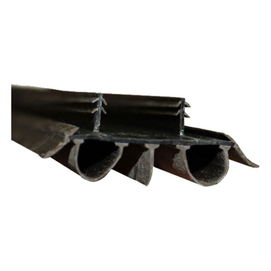 Door Bottom / Sweep; snap-in; - 2 Barbs @ 7/8 inch - Brown