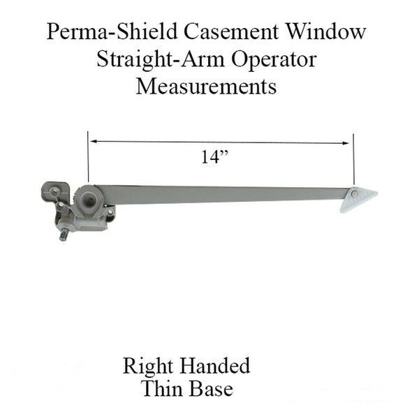 Andersen Casement Window Operator Right Handed Single Arm Operator - Andersen Casement Window Operator Right Handed Single Arm Operator