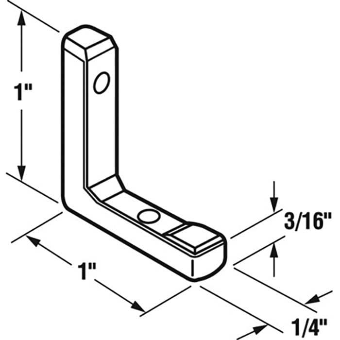 Corner Insert - Sliding Windows, Glides / Guides - Diecast - Corner Insert - Sliding Windows, Glides / Guides - Diecast