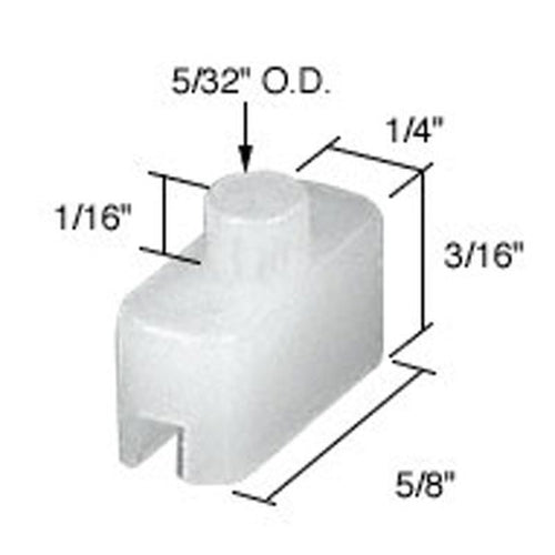 Bottom Glide - Sliding Windows, Glides / Guides - Nylon - Bottom Glide - Sliding Windows, Glides / Guides - Nylon