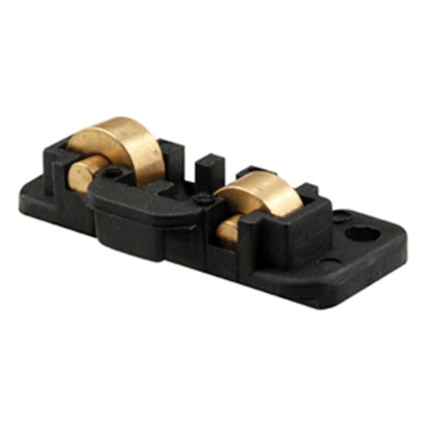 Roller Assembly (Flat) - Sliding Windows, Nylon / Brass / Steel - Black - Roller Assembly (Flat) - Sliding Windows, Nylon / Brass / Steel - Black