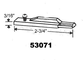 Pivot Bar - Certainteed - Zinc Die Cast - Pivot Bar - Certainteed - Zinc Die Cast