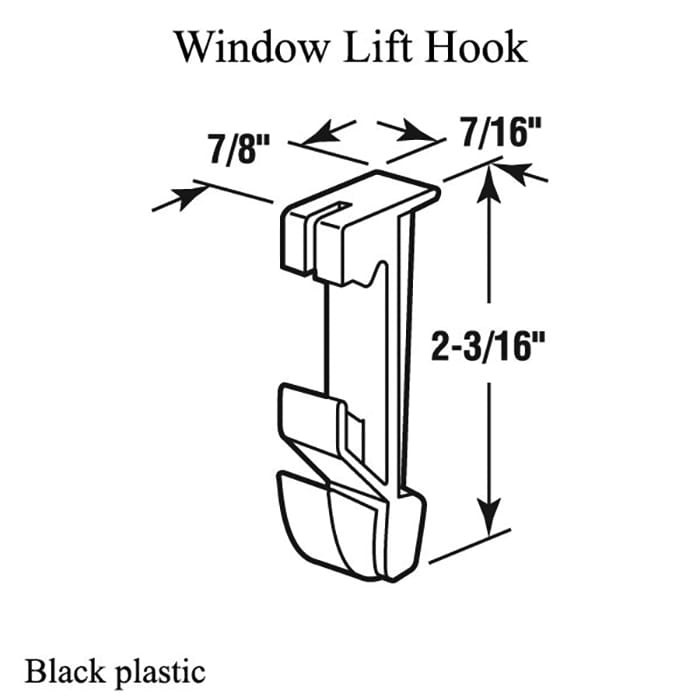 Lift Hooks for Window Balance - International - Lift Hooks for Window Balance - International