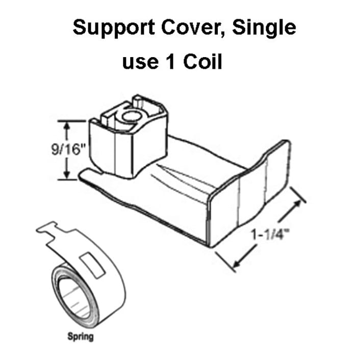 Amesbury Truth Support Cover For Single Coil Spring 1.25 Inch Pocket - Amesbury Truth Support Cover For Single Coil Spring 1.25 Inch Pocket