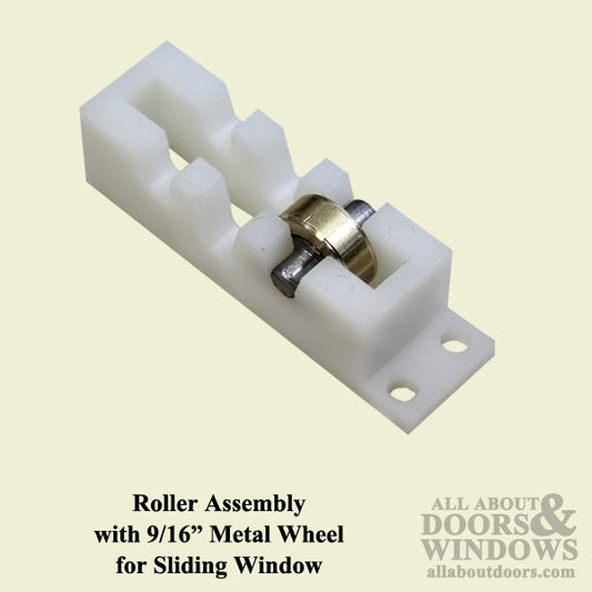 Roller Assembly with 9/16 Inch Metal Wheel