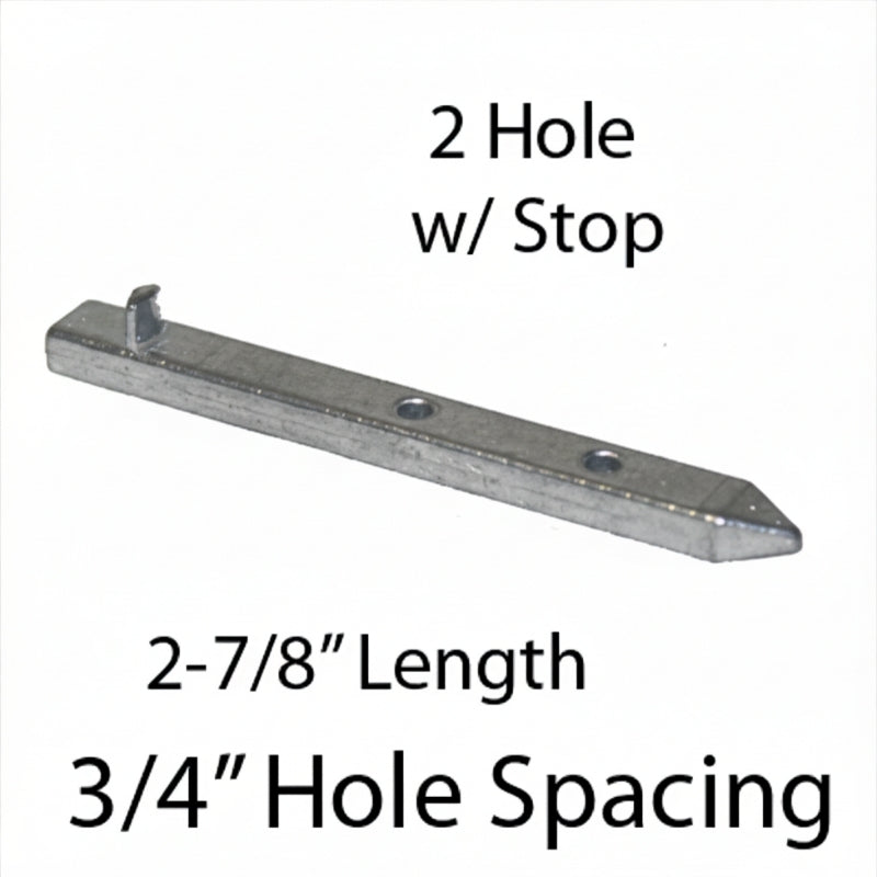 Pivot Bar, Zinc Die Cast 2-7/8 w/ Stop - Pivot Bar, Zinc Die Cast 2-7/8 w/ Stop