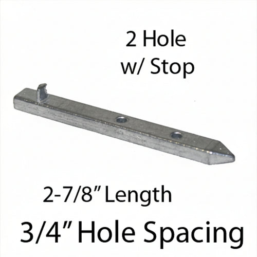 Pivot Bar, Zinc Die Cast 2-7/8 w/ Stop - Pivot Bar, Zinc Die Cast 2-7/8 w/ Stop