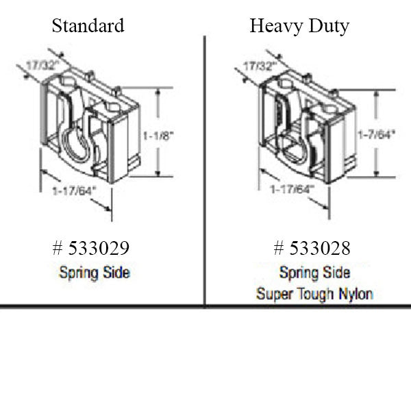 Amesbury Truth Brake Shoe Single and Double Hung Windows Heavy Duty Brake Shoe - Amesbury Truth Brake Shoe Single and Double Hung Windows Heavy Duty Brake Shoe