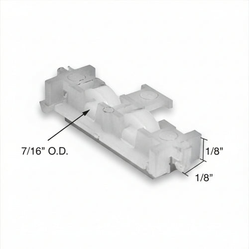 Roller Assembly (Flat) - Nylon for Sliding Windows - Roller Assembly (Flat) - Nylon for Sliding Windows