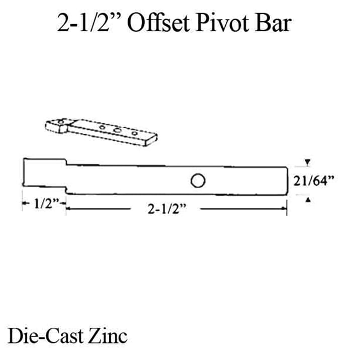 Pivot Bar, 2-1/2