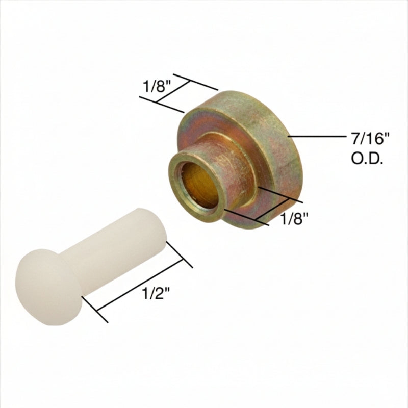 Roller (Flat) - Sliding Windows, Steel / Nylon - Roller (Flat) - Sliding Windows, Steel / Nylon