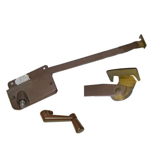Andersen Primed Casement Operator Only w/ Brass Swivel Hook, Right Hand (1936-45) - Andersen Primed Casement Operator Only w/ Brass Swivel Hook, Right Hand (1936-45)