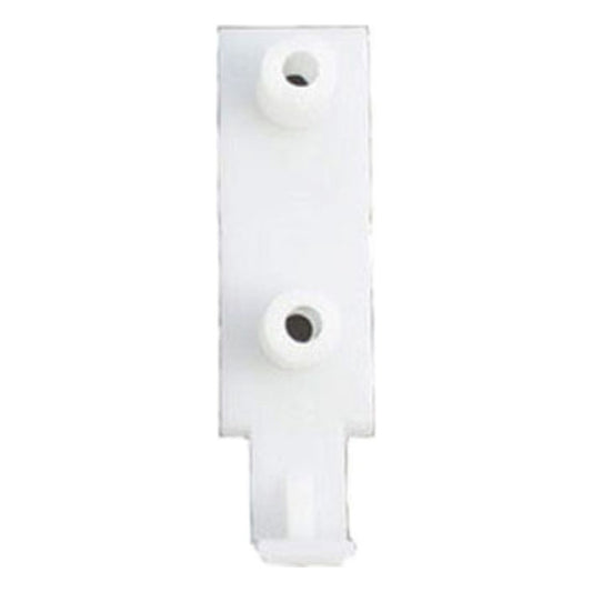 Cover Clip, Detent Double Coil - White