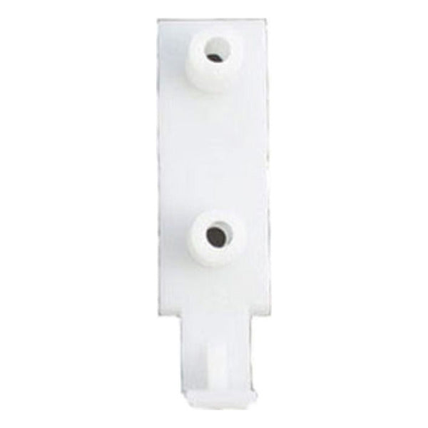 Cover Clip, Detent Double Coil - White - Cover Clip, Detent Double Coil - White