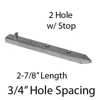 Pivot Bar, Zinc Die Cast 2-7/8 w/ Stop - Pivot Bar, Zinc Die Cast 2-7/8 w/ Stop