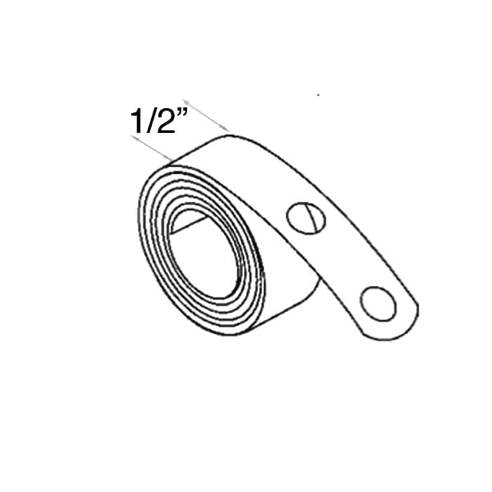 Coil Spring, 1/2 inch wide - Steel - Choose Weight - Coil Spring, 1/2 inch wide - Steel - Choose Weight