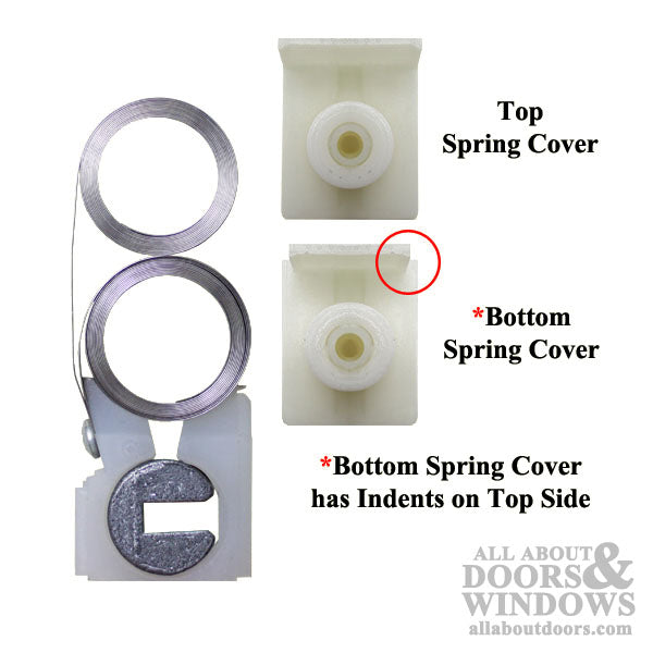 Certainteed Double Coil Constant Force Balance System for Double Hung Windows - Choose Weight - Certainteed Double Coil Constant Force Balance System for Double Hung Windows - Choose Weight