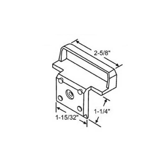 Sash Lift - Offset - White - Sash Lift - Offset - White