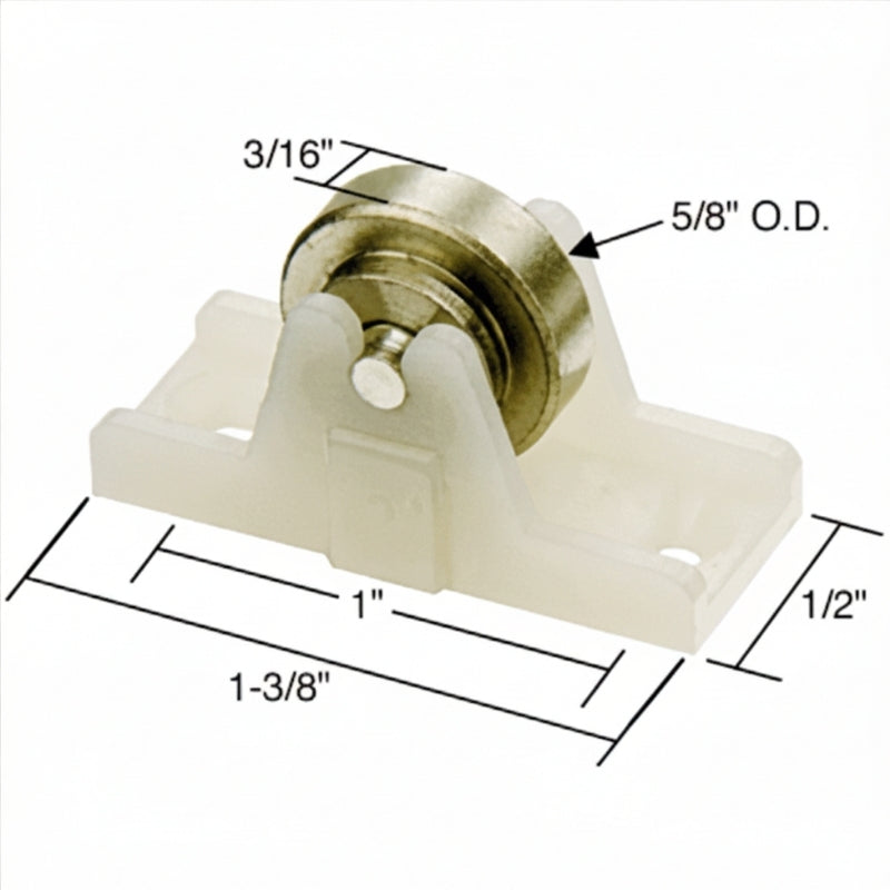 Roller Assembly (Flat) - Sliding Windows, Nylon / Steel - Roller Assembly (Flat) - Sliding Windows, Nylon / Steel