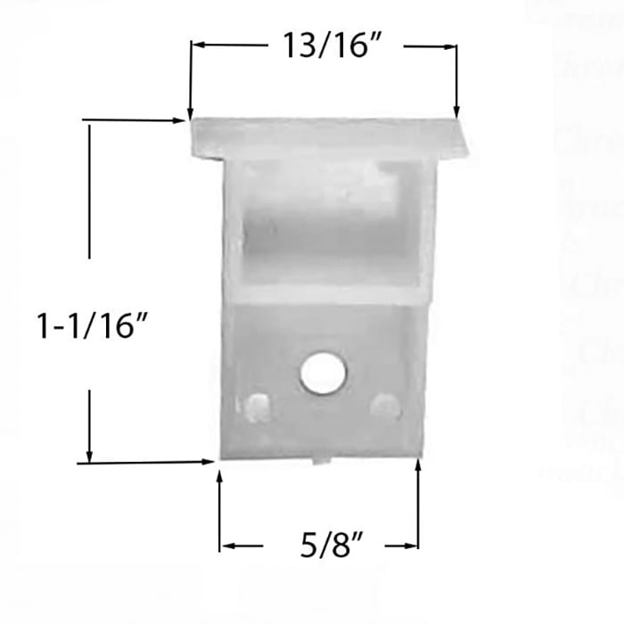 Sash Cam, Plastic Columbia C-200 Aluminum Window - Sash Cam, Plastic Columbia C-200 Aluminum Window