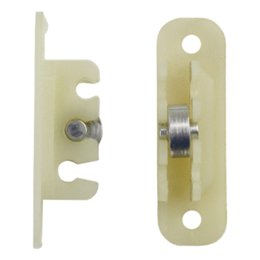 Metal wheel roller assembly for sliding windows, 3 position, plastic housing