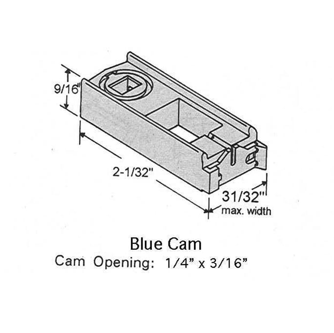 Pivot Lock Balance Shoe,  Small, Blue Cam - Pivot Lock Balance Shoe,  Small, Blue Cam