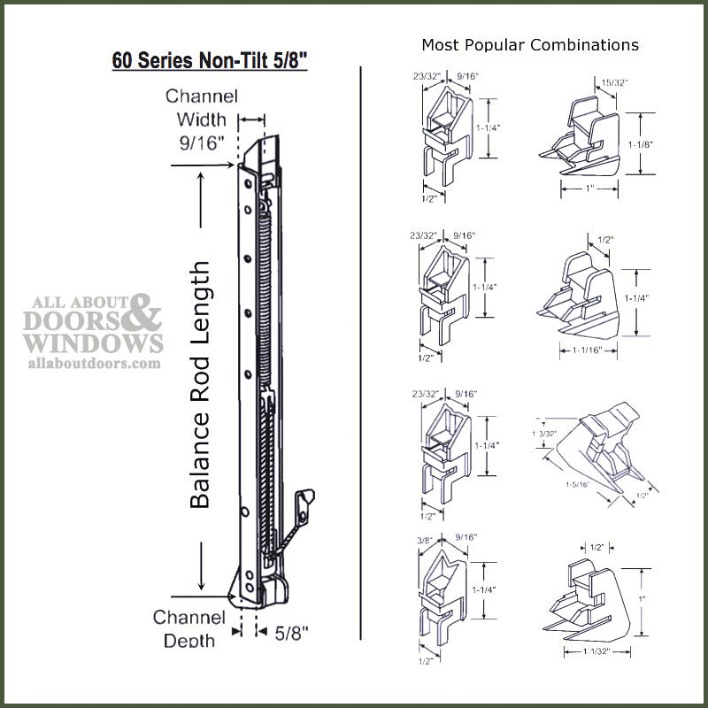 Channel Balance Bottom Bracket Shoe C-41 - Channel Balance Bottom Bracket Shoe C-41