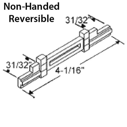 Pivot Bar, Tilt in window - Zinc Die Cast - 4 inch Reversible - Pivot Bar, Tilt in window - Zinc Die Cast - 4 inch Reversible