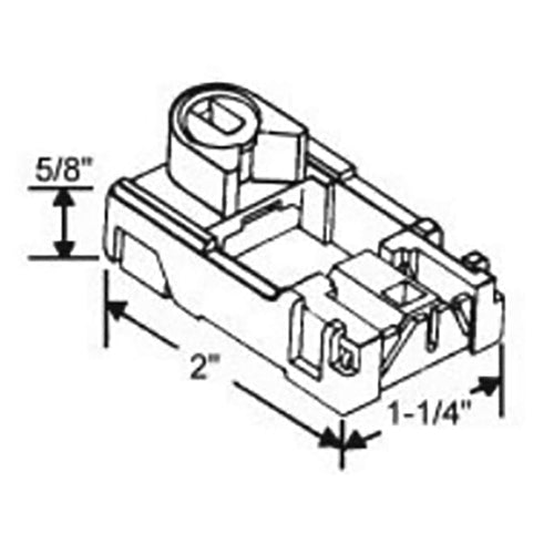 Pivot Lock Balance Shoe, 1-1/4 x 2 x 5/8 - Large , Red Cam, Traco - Pivot Lock Balance Shoe, 1-1/4 x 2 x 5/8 - Large , Red Cam, Traco