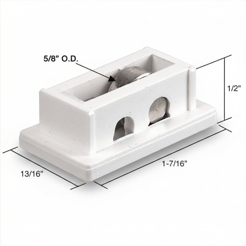 Roller Assembly (Flat) - Sliding Windows, Nylon / Steel - Roller Assembly (Flat) - Sliding Windows, Nylon / Steel