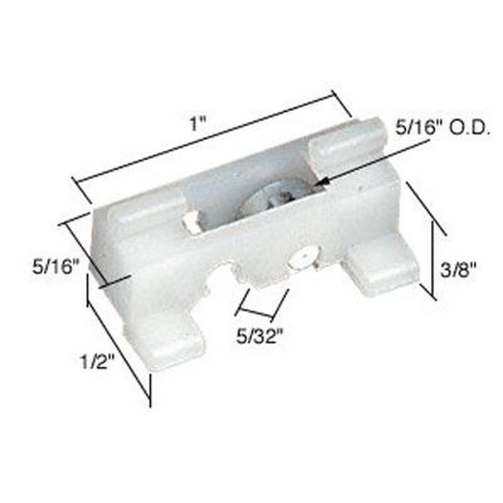 Roller Assembly (Flat) - Sliding Windows, Nylon / Steel - Roller Assembly (Flat) - Sliding Windows, Nylon / Steel