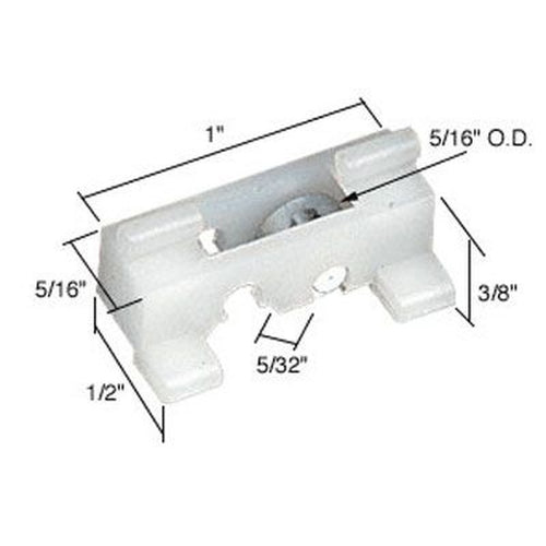 Roller Assembly (Flat) - Sliding Windows, Nylon / Steel - Roller Assembly (Flat) - Sliding Windows, Nylon / Steel